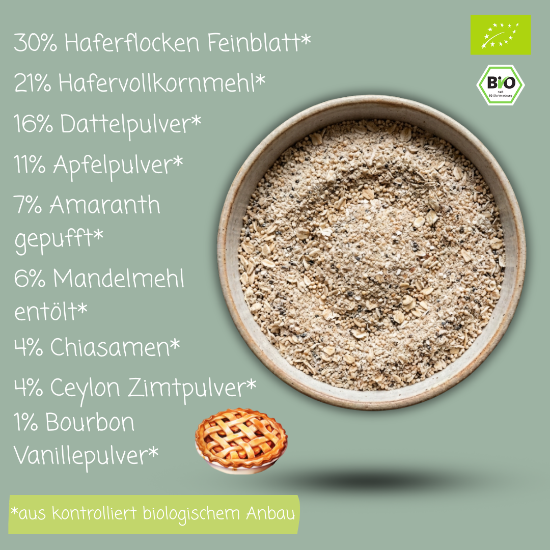 Bio Smoothie Bowl | "Apple-Cinnomon Pie" | Fertigmischung
