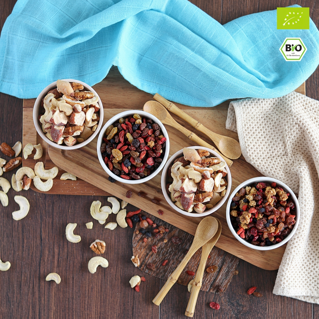 Bio Snack-Duo | Beerenstark + Bruchkernmischung | fruchtig & knackig