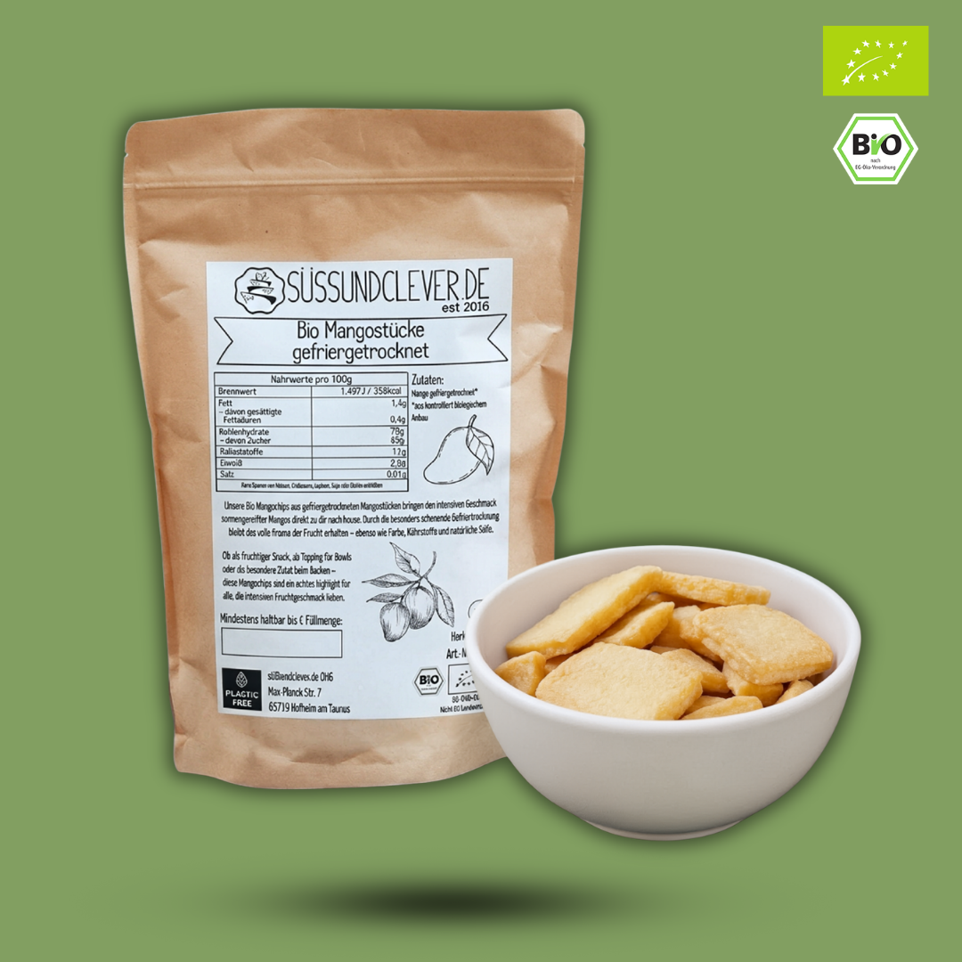 Bio Mangochips | Mangostücke | gefriergetrocknet
