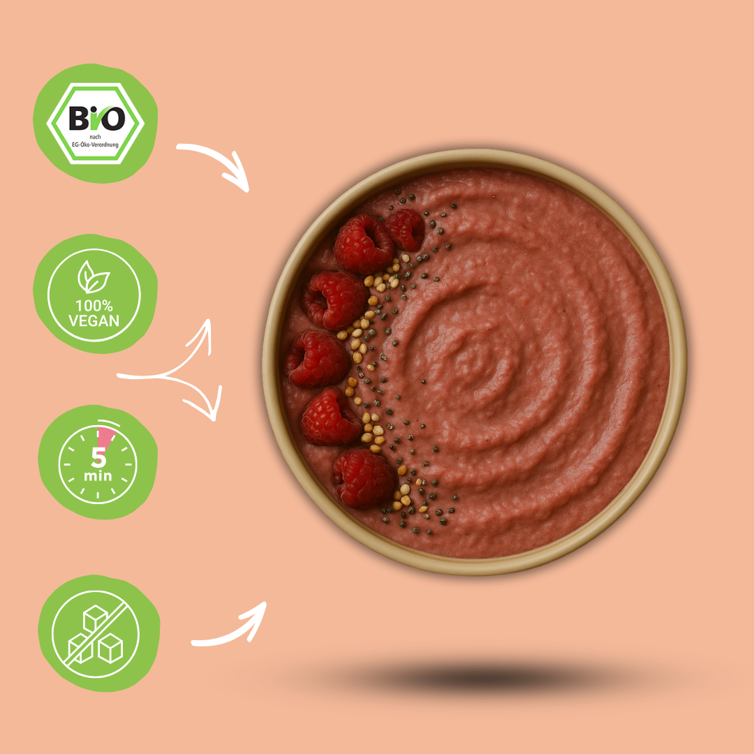 Bio Smoothie Bowl | "Juicy-Raspberry" | Fertigmischung