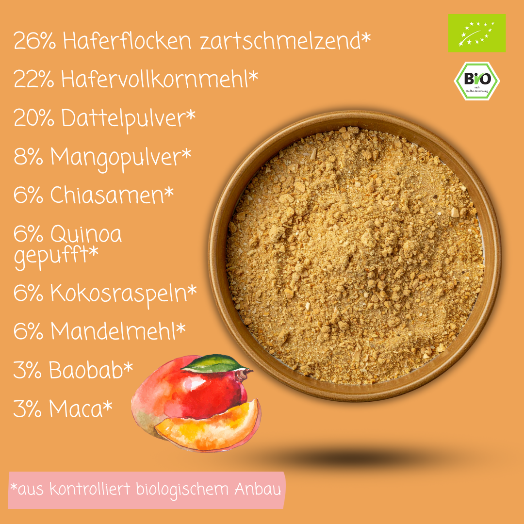 Bio Smoothie Bowl | "Mango-Kokos Island" | Fertigmischung