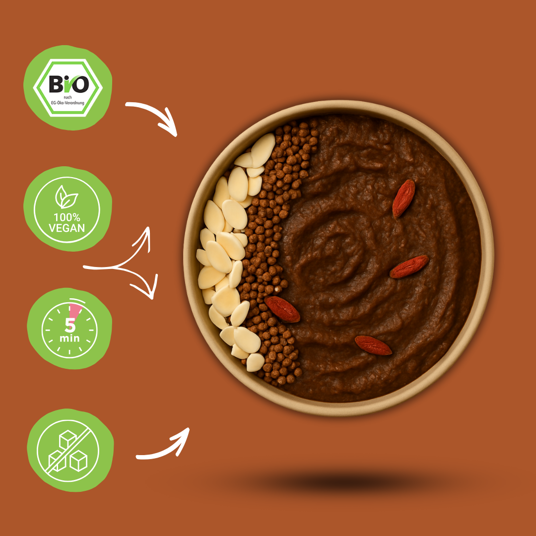 Bio Smoothie Bowl | "Dark Choco-Dream" | Fertigmischung