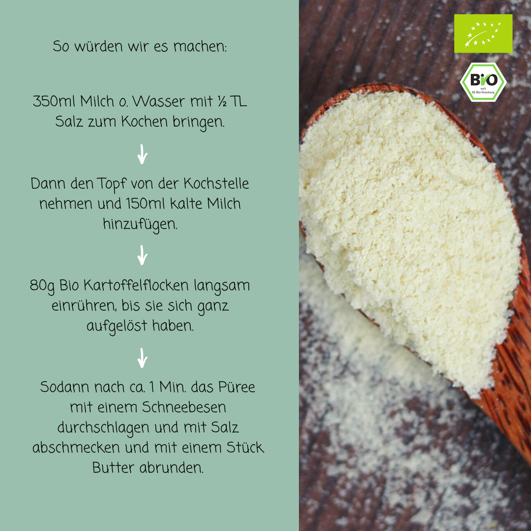 Bio Kartoffelflocken | aus Deutschland