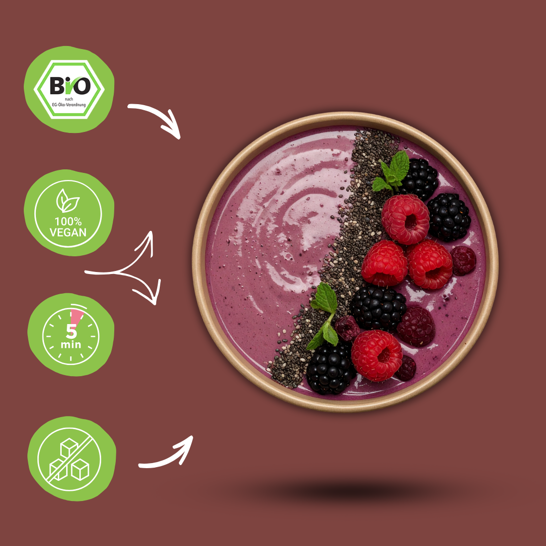 Bio Smoothie Bowl | "Blueberry-morning" | Fertigmischung