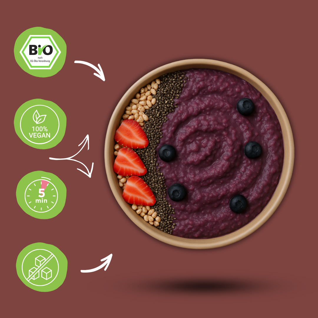 Bio Smoothie Bowl | "Blueberry-morning" | Fertigmischung