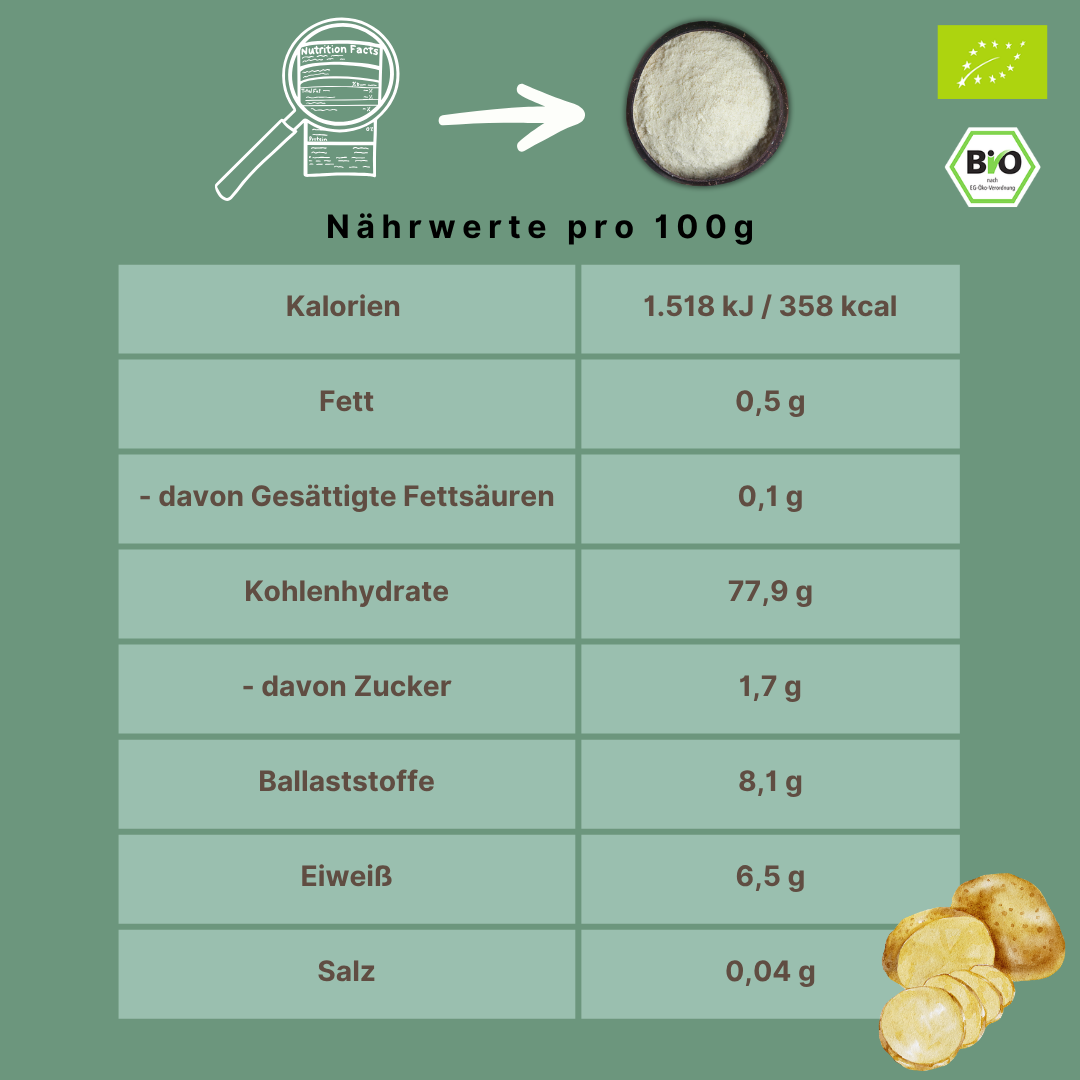Bio Kartoffelflocken | aus Deutschland
