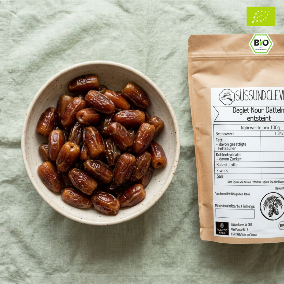 Bio Deglet Nour Datteln | entsteint | Premium Qualität