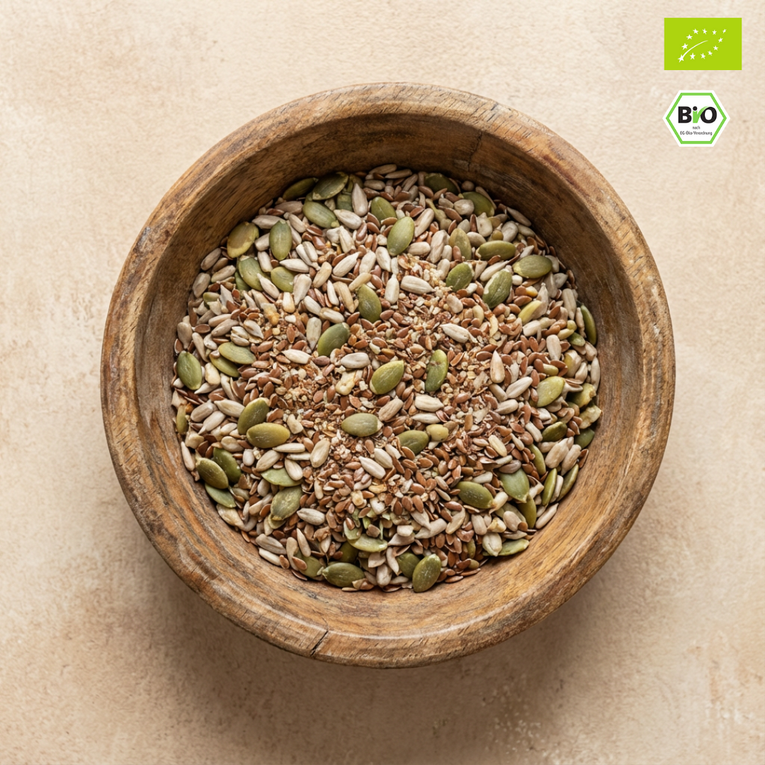 Bio Omega "Kraft-Mix" | mit Kürbiskernen, Sonnenblumenkernen & Leinsamen