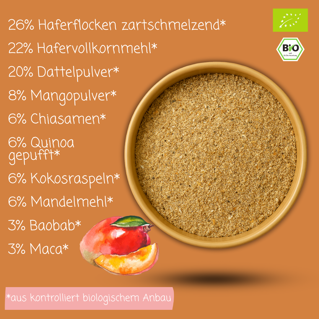 Bio Smoothie Bowl | "Mango-Kokos Island" | Fertigmischung