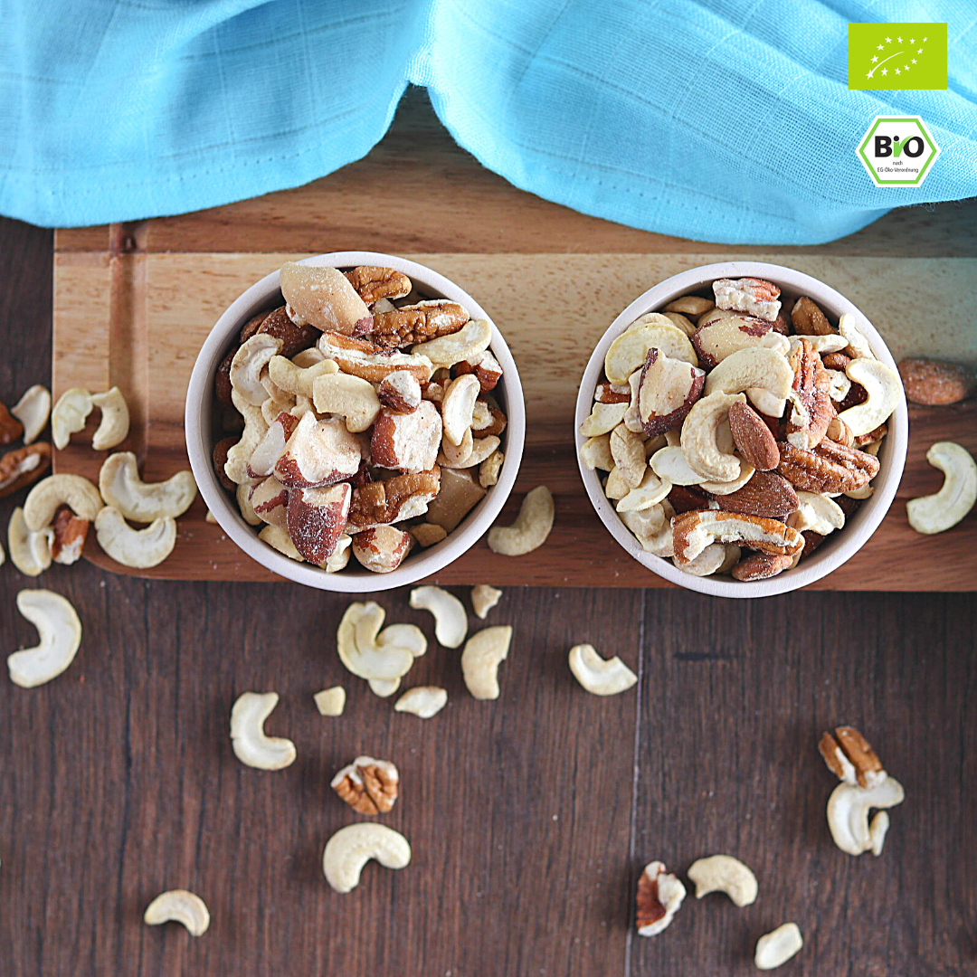Bio Bruchkernmischung | Cashew, Mandel, Paranuss & Pekannuss | Wir retten, du sparst!