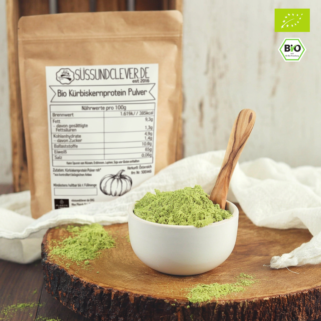 Bio Kürbiskernprotein Pulver | Rohkost | aus Österreich | 65% Protein
