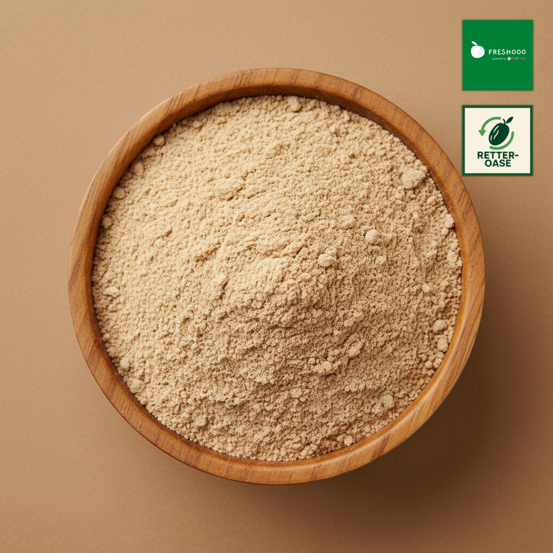 freshooo® Erdnussmehl entölt | Erdnussprotein - Roh | 55g Protein