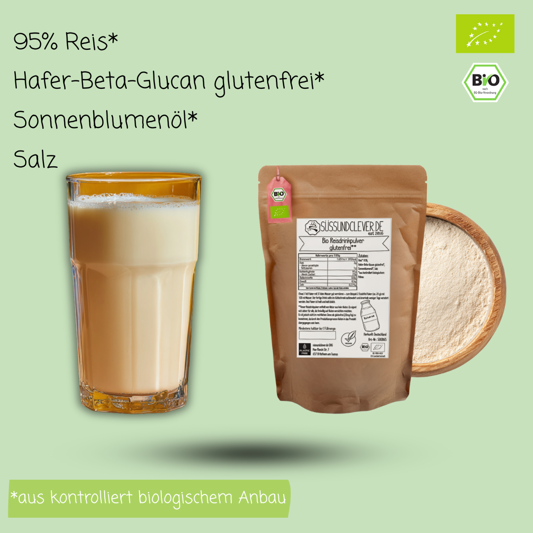 Bio Reisdrinkpulver | glutenfrei*