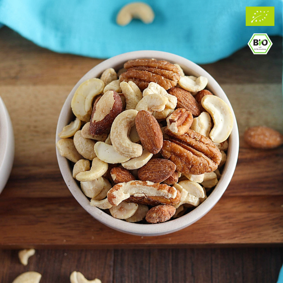 Bio Bruchkernmischung | Cashew, Mandel, Paranuss & Pekannuss | Wir retten, du sparst!