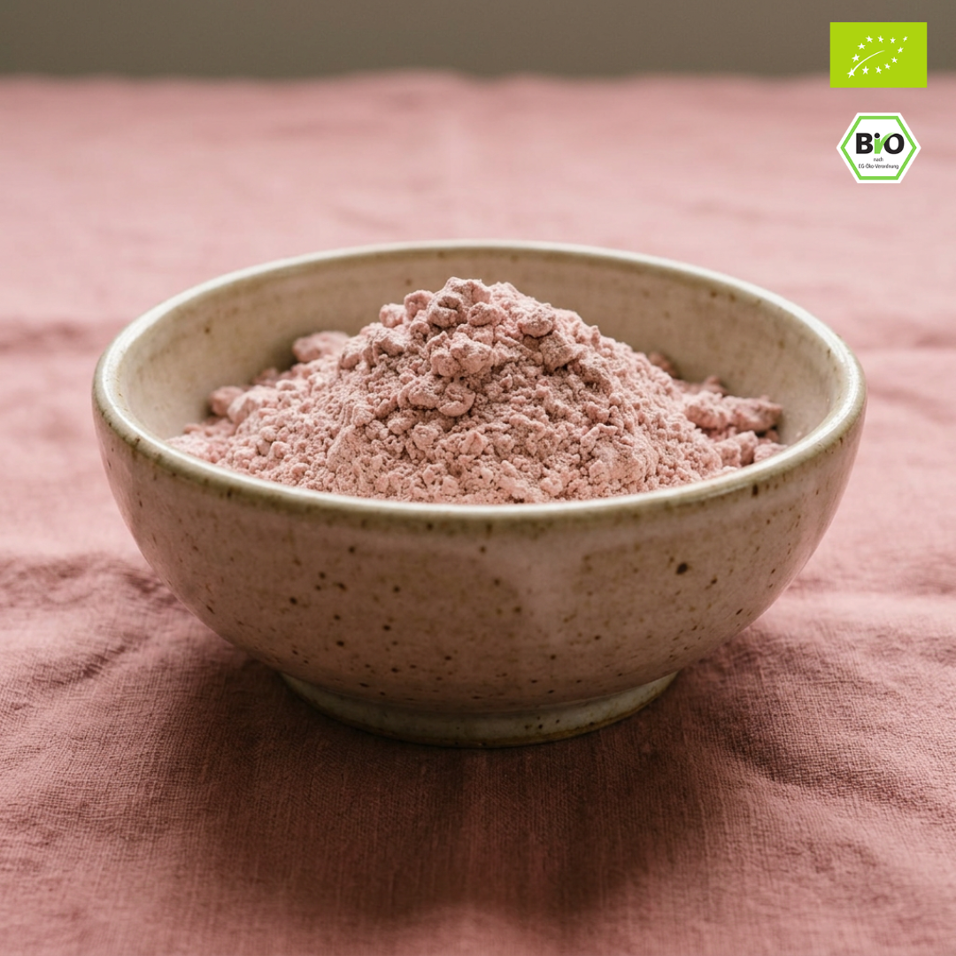 Bio Proteinpulver | "Strawberry-Power" | Vegan & 52% Protein | mit Dattelsüße