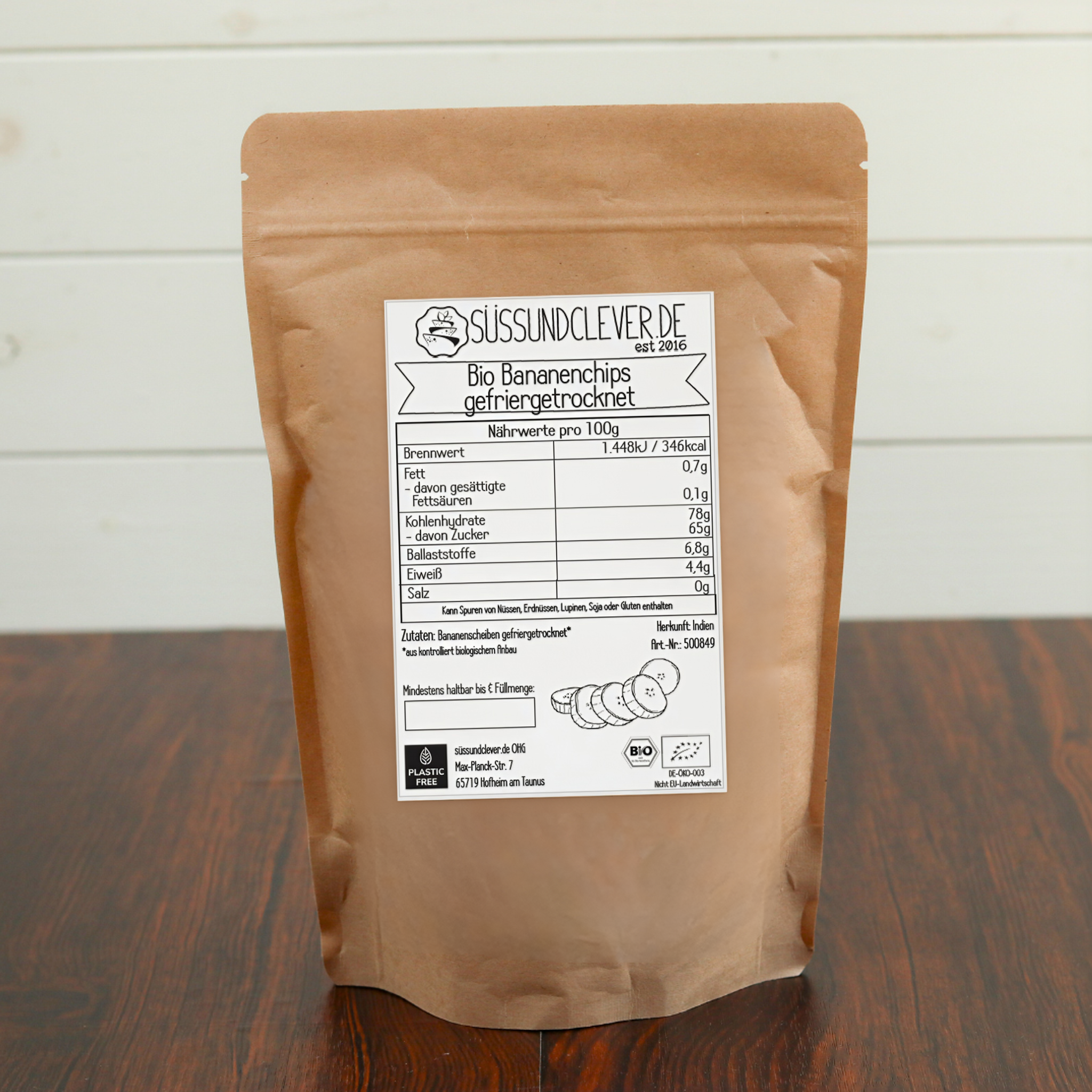 Bio Bananenscheiben | gefriergetrocknet