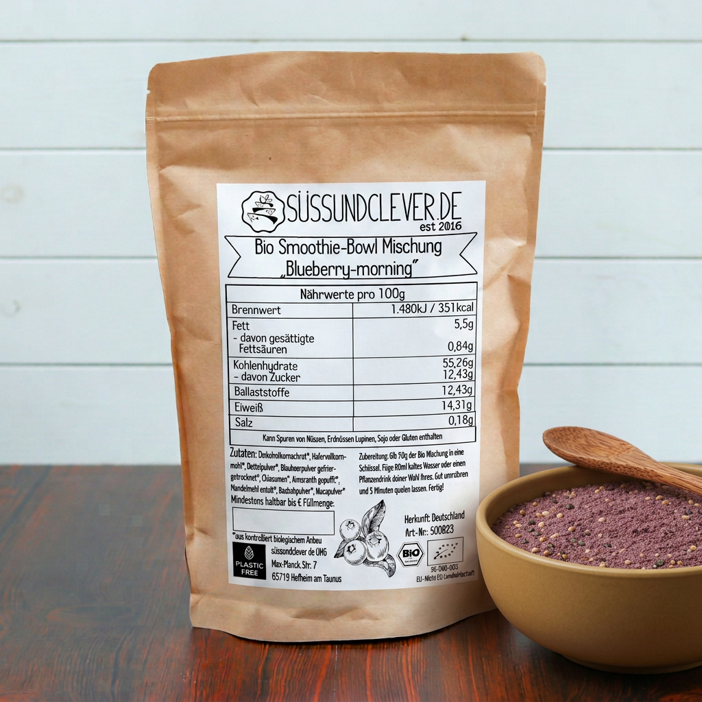 Bio Smoothie Bowl | "Blueberry-morning" | Fertigmischung