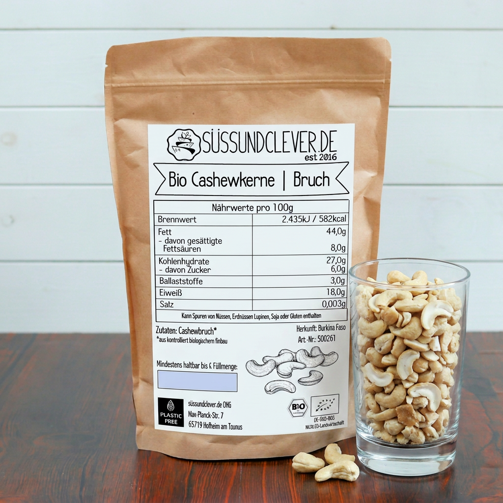Bio Cashewkerne | Bruch | Naturbelassen | Mild & cremig