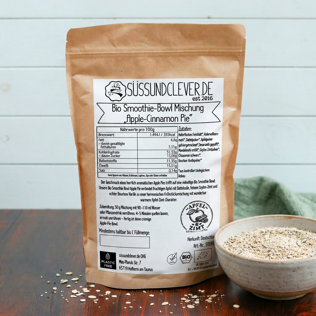 Bio Smoothie Bowl | "Apple-Cinnomon Pie" | Fertigmischung