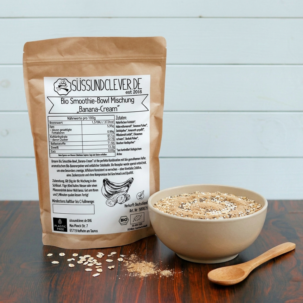 Bio Smoothie Bowl | "Banana-Cream" | Fertigmischung