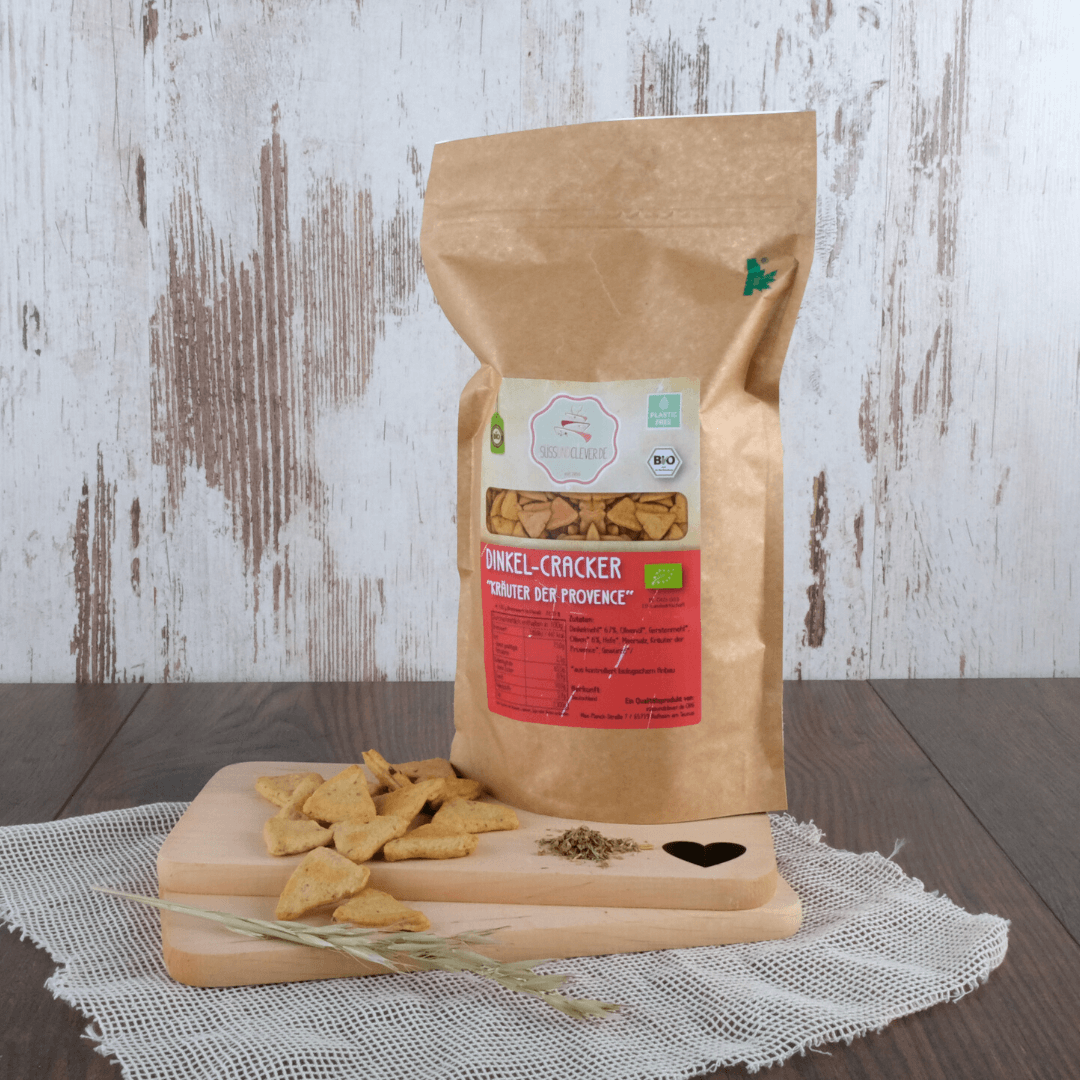 Bio Dinkel-Cracker | mit Oliven und "Kräuter der Provence"