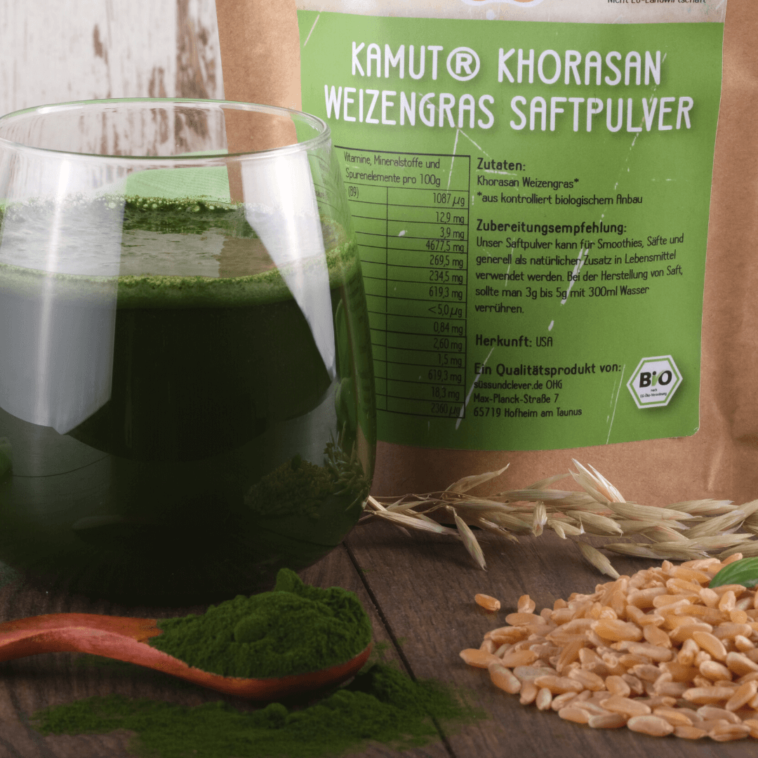 Bio Kamut® Khorasan Weizengras Saftpulver | Rohkost