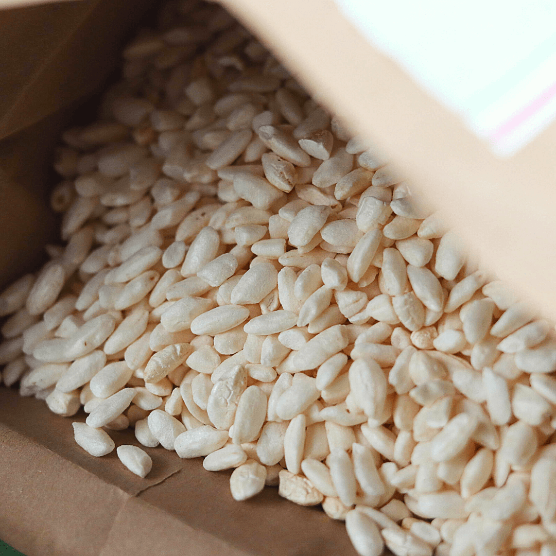 Bio Reis | gepufft | weiß