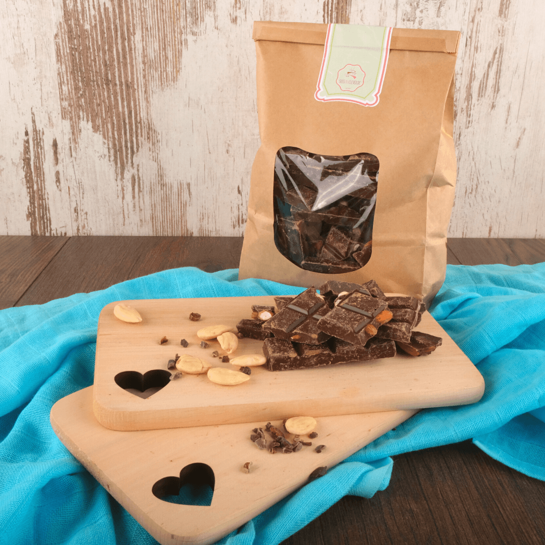 Bio Schokolade | dunkle Mandel | 55% Kakao | vegan